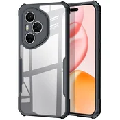 Overboard Ovitek za Honor 400 Pro 5G, hibridni z zaščito pred padci, črn