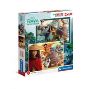 Clementoni - Puzzle 2x60 Raya and The Last Dragon - 40 - 80 kosov