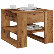 Stol za kavu staro drvo 55,5x55x45 cm konstruirano drvo