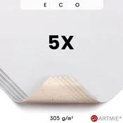 Vzorci slikarskega platna EKO ARTMIE - 5 kosov - 14x14 cm
