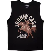 Johnny Cash Majica Nashville Concert Unisex Black M
