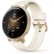 Hama 00178641 Pametan i sportski sat 3,35 cm (1.32) AMOLED 43 mm Analogni 466 x 466 pikseli Ekran osjetljiv na dodir Zlatno GPS