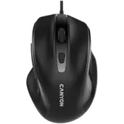CANYON miš M-6 Wired crni CNE-CMS6