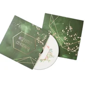 Božično zelene ovojnice za CD-je - komplet 50 kosov