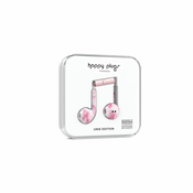 Happy Plugs Earbud Plus slušalice mramorno roze
