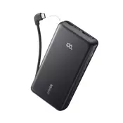 ANKER Power Bank Zolo 20000mAh 22.5W integrisan USB-C kabl CRNI