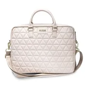 Guess Torba Guess Quilted za 16 prenosnik - roza