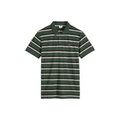 LEVIS ® Majica Levis Original Polo svetlo rjava / smaragd / črna / bela