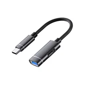 INF Adapter Type-C na USB: Podpora za polnjenje in prenos podatkov Black, (5000276776)