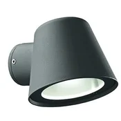 Ideal Lux zunanja stenska svetilka Gas AP1 antracite 091525, antracitno siva
