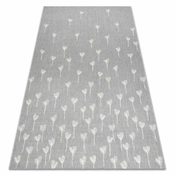 eoshop Preproga FLAT 48779/637 Flowers- Grey KREM ( - Velikost: 160x230 cm)