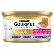 Gourmet Gold pašteta za macice - teletina 12 x 85 g