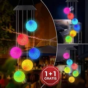 Cool Mango viseča LED solarna svetilka, 2 kosa (1 + 1 GRATIS), za vrt in teraso s spreminjanjem barv - Chimy