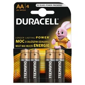 Duracell Baterije AA (LR6) Basic, 4 kos