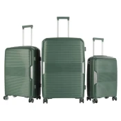 AGA komplet potovalnih kovčkov Travel MR4682, temno zelena