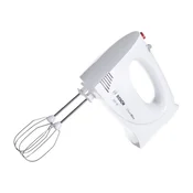 BOS Ročni mešalnik Bosch MFQ3010, bel, 300 W, 2 hitrosti, turbo funkcija, vključuje metlice in kaveljčke za testo, kapaciteta sklede 0,5 L