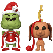 Bobble Figure Books - How Grinch Stole Christmas POP! - 2-Pack - Grinch & Max