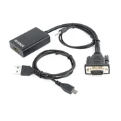 Gembird adapter za video kablove 0,15 m HDMI 19 Crno