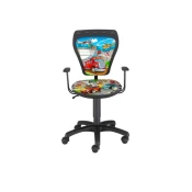 NOWY STYL MINISTYLE TS22 GTP28-BL Stolica za decu, CARS SH, Šarena