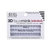 Ardell 3D Faux Mink Individuals Knot-Free šopki umetnih trepalnic 60 ks odtenek Short Black