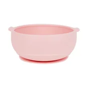 Kikka Boo Silikonska cinija Whale Pink