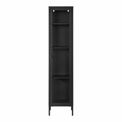 Črna kovinska vitrina 40x180 cm Brisbane – House Nordic