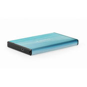 Gembird EE2-U3S-3-B 2,5 USB 3.0 modro aluminjasto prenosno ohišje za trdi disk