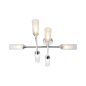 Endon 95045 - Nadgradni luster za kupatilo NATORI 6xG9/3W/230V IP44 sjajni hrom
