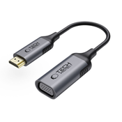 Tech-protect Ultraboost adapter HDMI / VGA Full HD, črna
