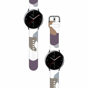 Hurtel Strap Camo Band za Samsung Galaxy Watch 46 mm, zapestnica s maskirnim paščkom iz silikonskega paščka (9)
