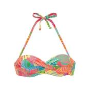 s.Oliver Bikini zgornji del modra / zelena / korala / svetlo roza
