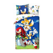 Pamucna posteljina Sonic the Hedgehog 140x200cm