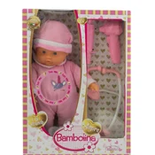 Alltoys Lutka dojenček Bambolina Amore 33 cm z zdravniškim kompletom