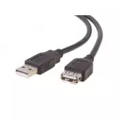 Xwave kabl USB A (muški) na USB A (ženski) 5m crni