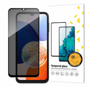 Wozinsky Privacy Glass tvrđeno staklo za Samsung Galaxy A14 5G/Galaxy A14 - Crna KP26349