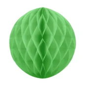 Papirnata dekorativna krogla Honeycomb zelena, 10 cm