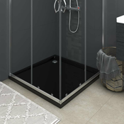 Den Kvadratna ABS tuš kad crna 80x80 cm