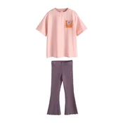 Next Komplet svetlo modra/jajčevec/oranžna/roza