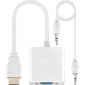 Adapter HDMI (m) => VGA (ž) 15cm Goobay (51758)