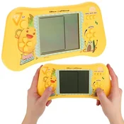 shumee Elektronska arkadna igra igrača za otroke Tetris konzola zvok - rumena