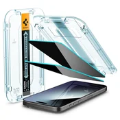 Spigen tR EZ Fit Privacy steklo za iPhone 15 Pro Max (AGL06874)