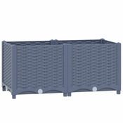 Vidaxl Visoka greda 80x40x38 cm polipropilen