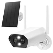 K&F WIFI solar security camera outdoor camera 2K Ultra HD picture Audible alarm IP66