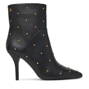 Škornji Tommy Hilfiger High Heel Ankle Boot With Studs FW0FW09558 Črna