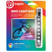 Bright Svetlobna svetilka za okvir kolesa LED RGB Izbira barv Go brightz