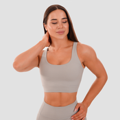 GymBeam Sportski grudnjak Cut-Out Grey XXL