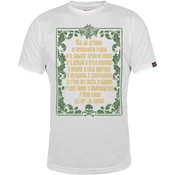 011Shop Muška majica kratkih rukava Lazareva kletva, Bela