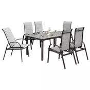 Gardenson VRTNI SET aluminij barve grafita, siva barve grafita, siva