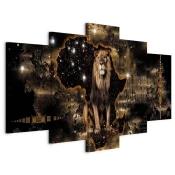 artgeist Slika Na Platnu Golden Lion