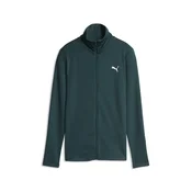 PUMA Training Essentials Full-Zip Slim Sweat Jacket Women, Clothing, Green Terrain, L